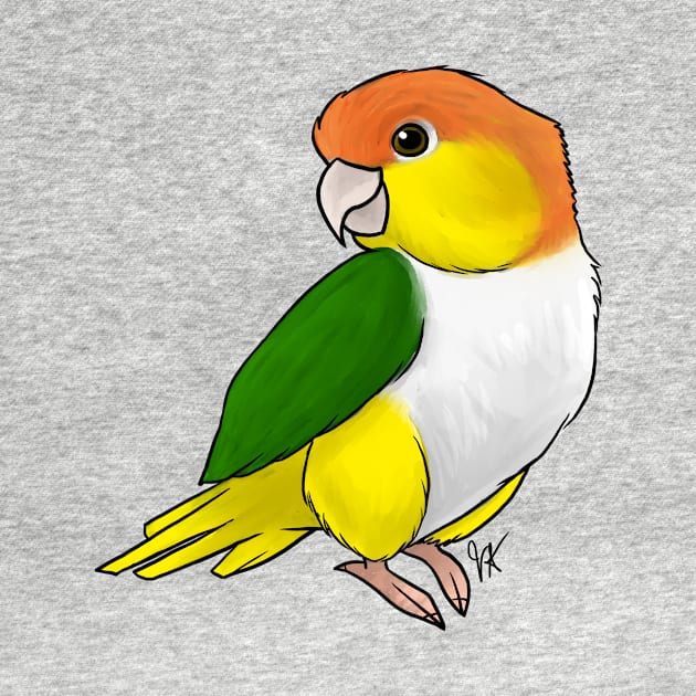 Bird - Caique - Yellow Tailed by Jen's Dogs Custom Gifts and Designs